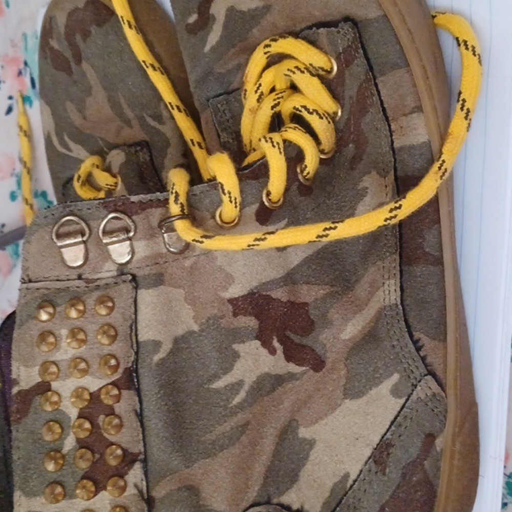 Camo high tops